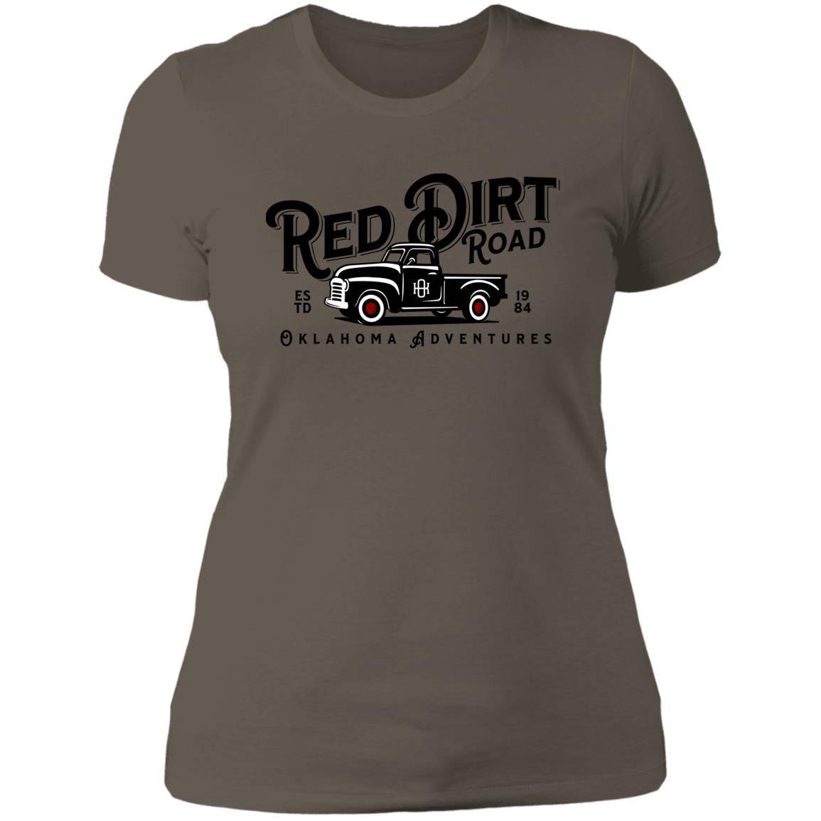 Red Dirt Road Adventures Next Level Ladies' Boyfriend Tee - Expressive DeZien
