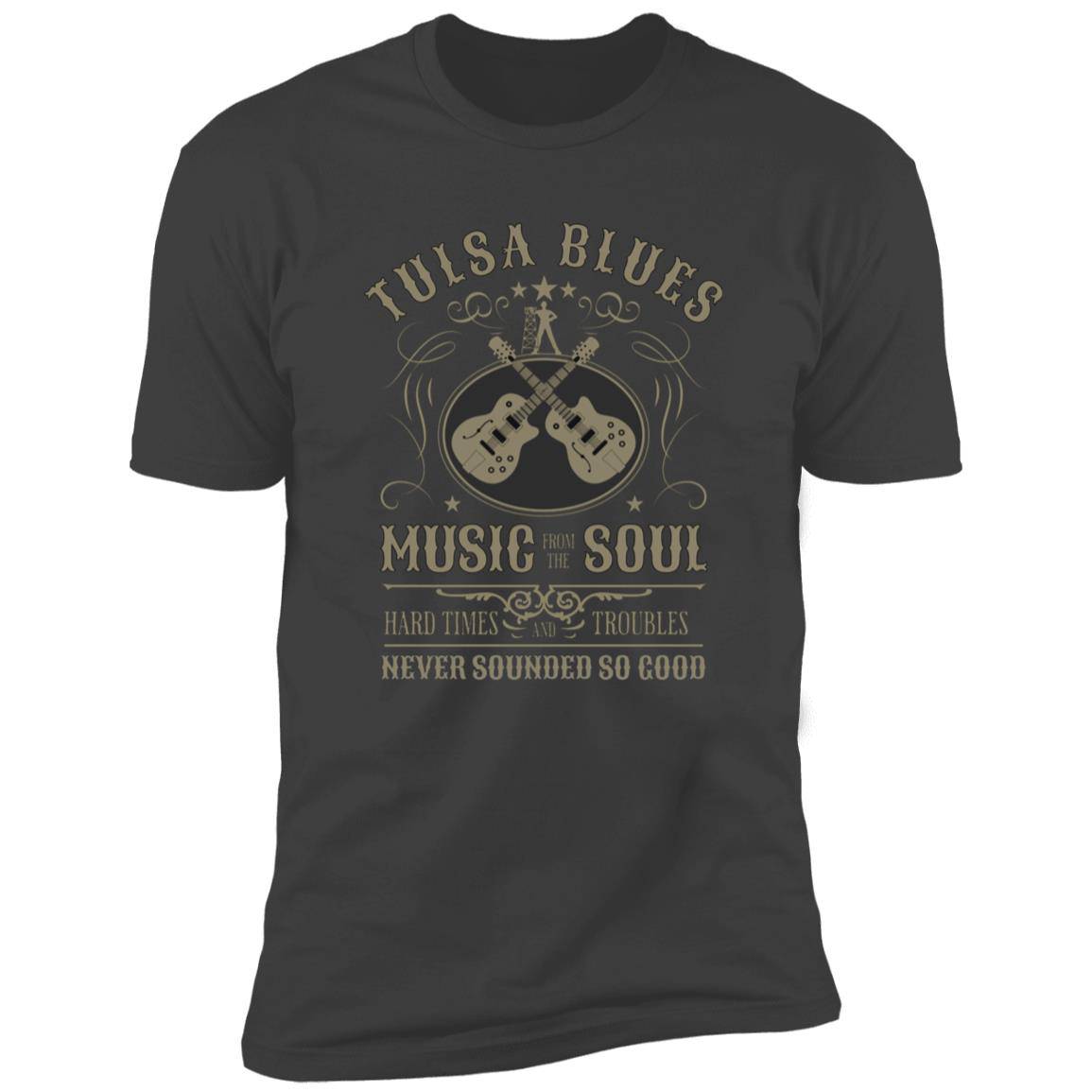 Tulsa Blues Music from the Soul Premium Next Level Short Sleeve T-Shirt - Expressive DeZien