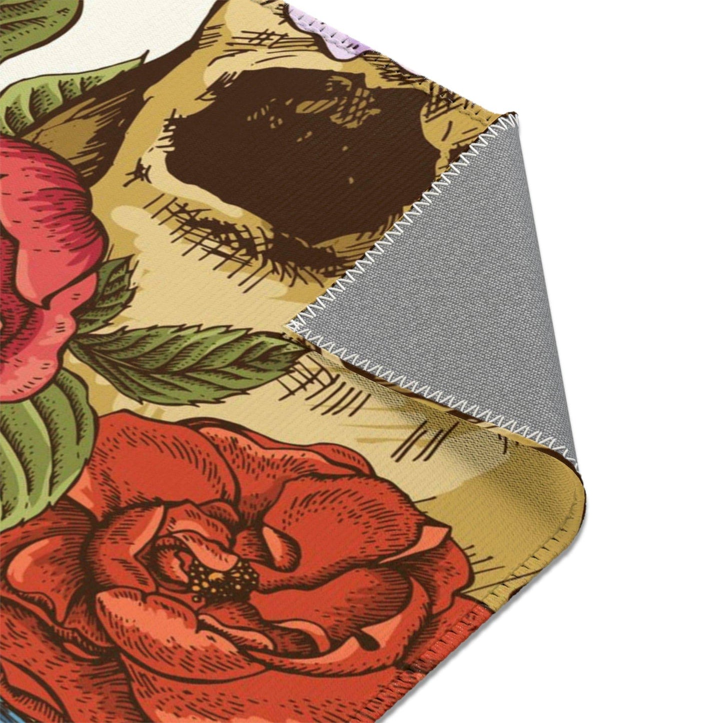 Rosie Skull Vintage style Area Rug - Expressive DeZien