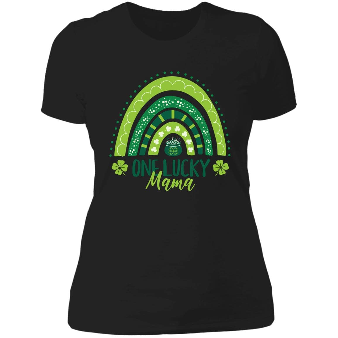 One Lucky Moma Next Level Ladies' Boyfriend T-Shirt - Expressive DeZien