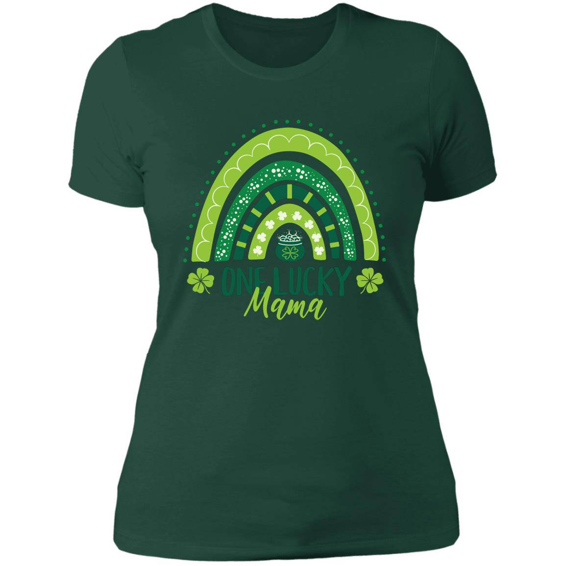 One Lucky Moma Next Level Ladies' Boyfriend T-Shirt - Expressive DeZien