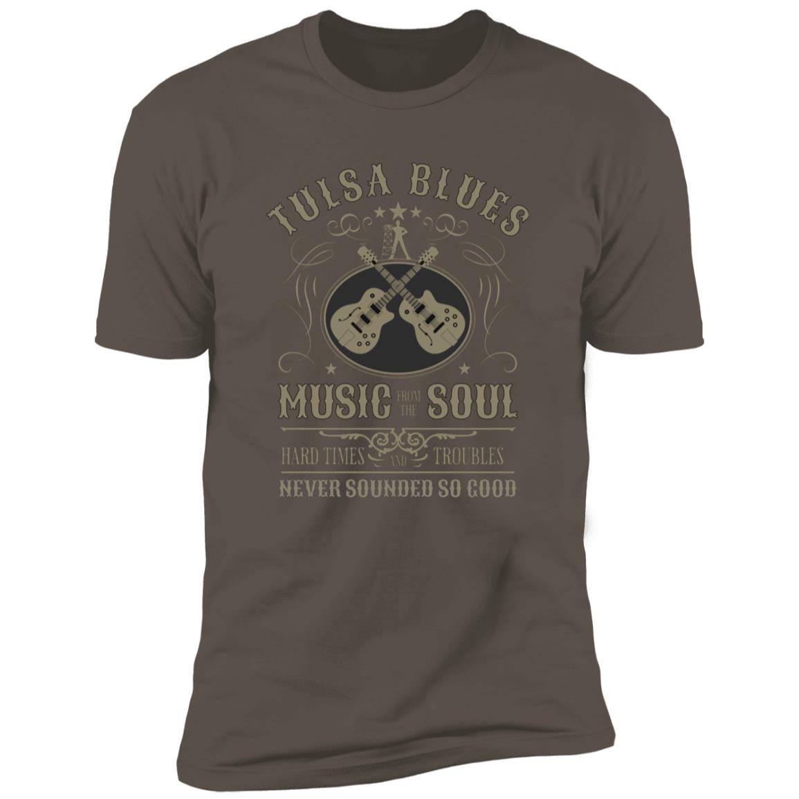 Tulsa Blues Music from the Soul Premium Next Level Short Sleeve T-Shirt - Expressive DeZien