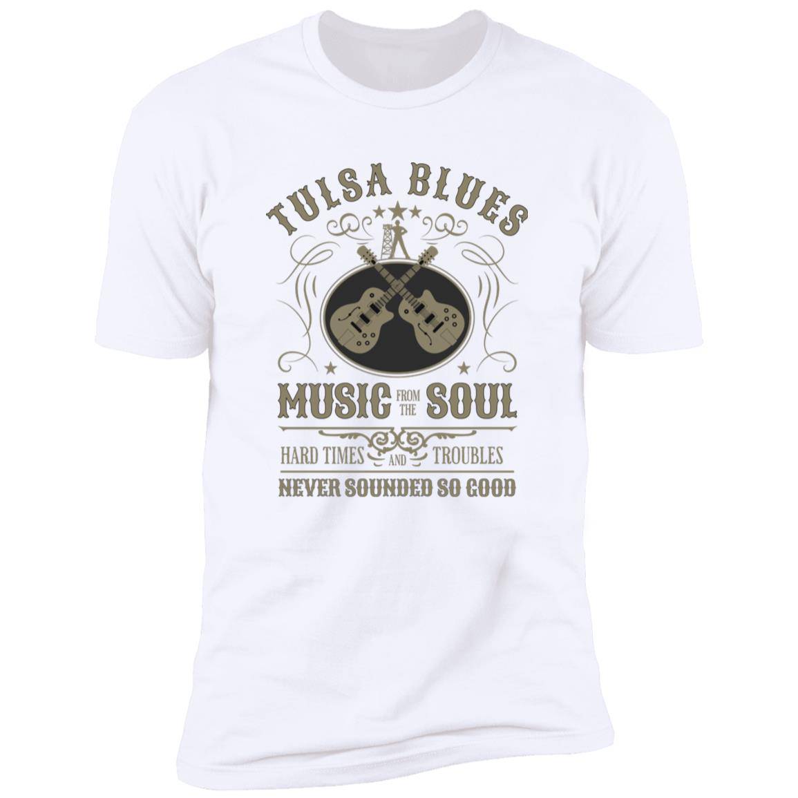 Tulsa Blues Music from the Soul Premium Next Level Short Sleeve T-Shirt - Expressive DeZien