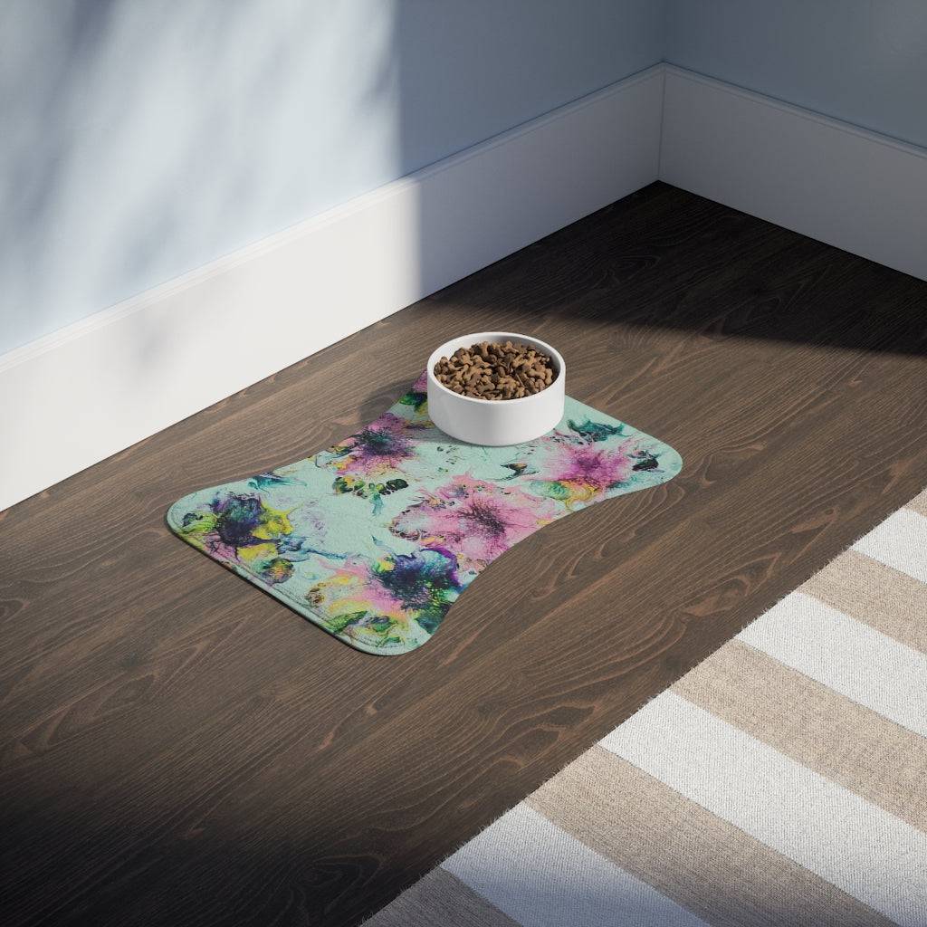 Pet Feeding Mats Watercolor Delight Original Artwork by apb_funkylittlethings - Expressive DeZien