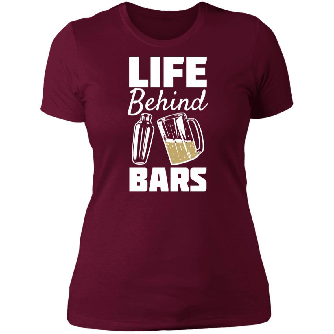 Life Behind Bars Ladies' Boyfriend T-Shirt - Expressive DeZien