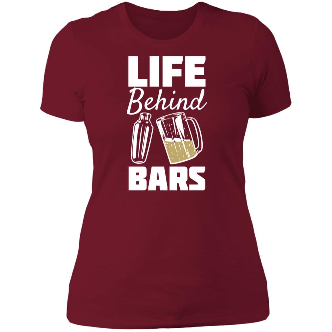 Life Behind Bars Ladies' Boyfriend T-Shirt - Expressive DeZien