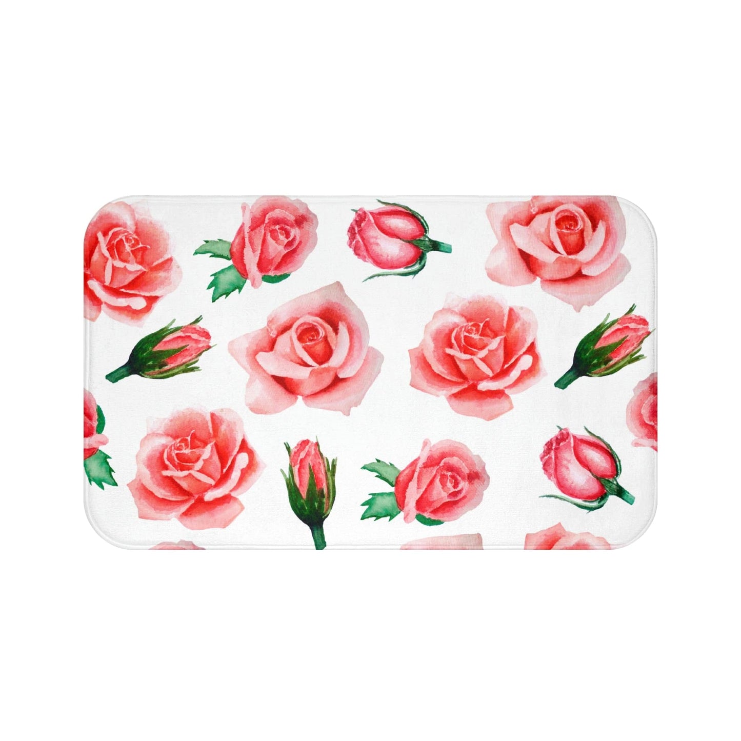 Coral Rose Bath Mat - Expressive DeZien