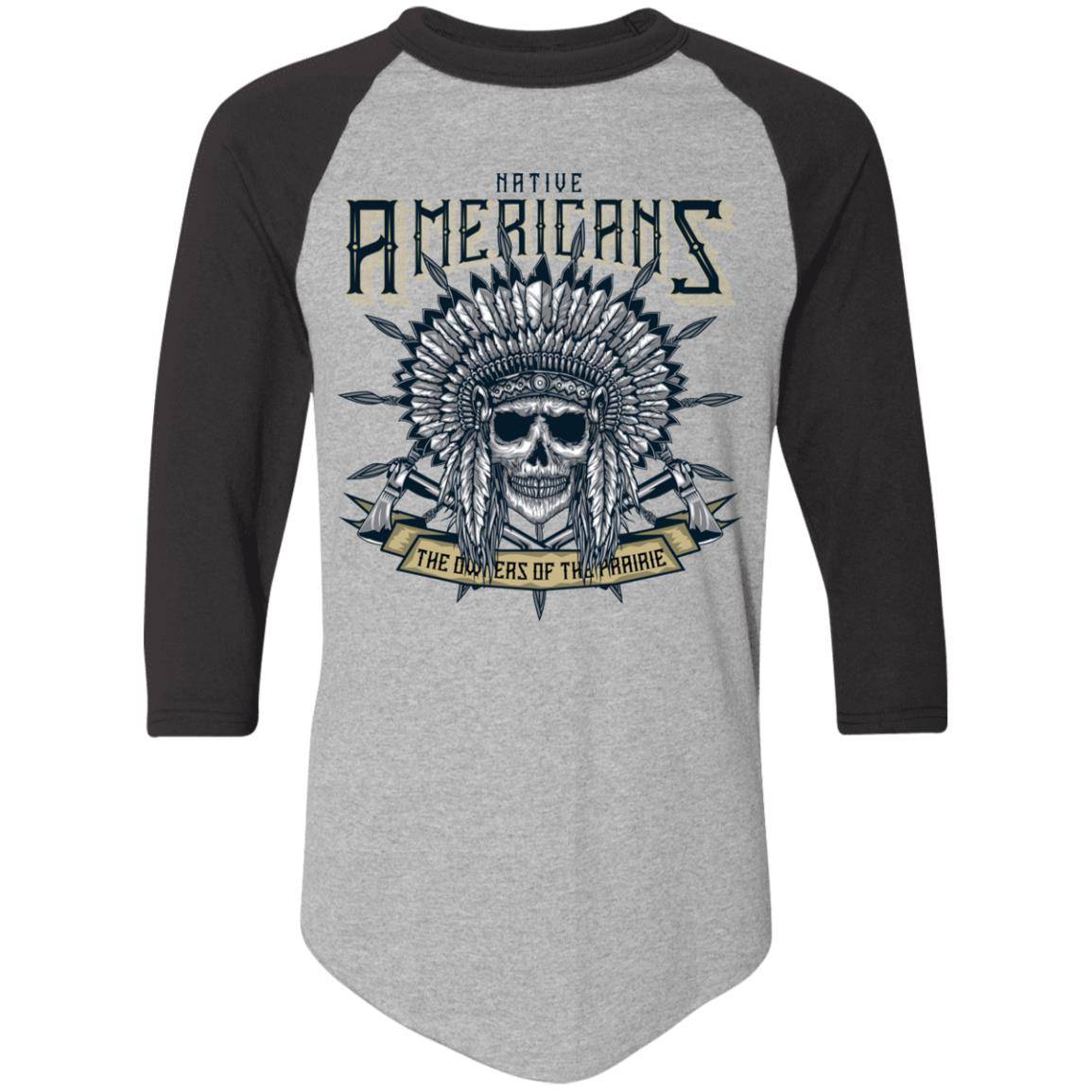 Native Owner of the Prairie Men's raglan jersey baseball shirt - Expressive DeZien