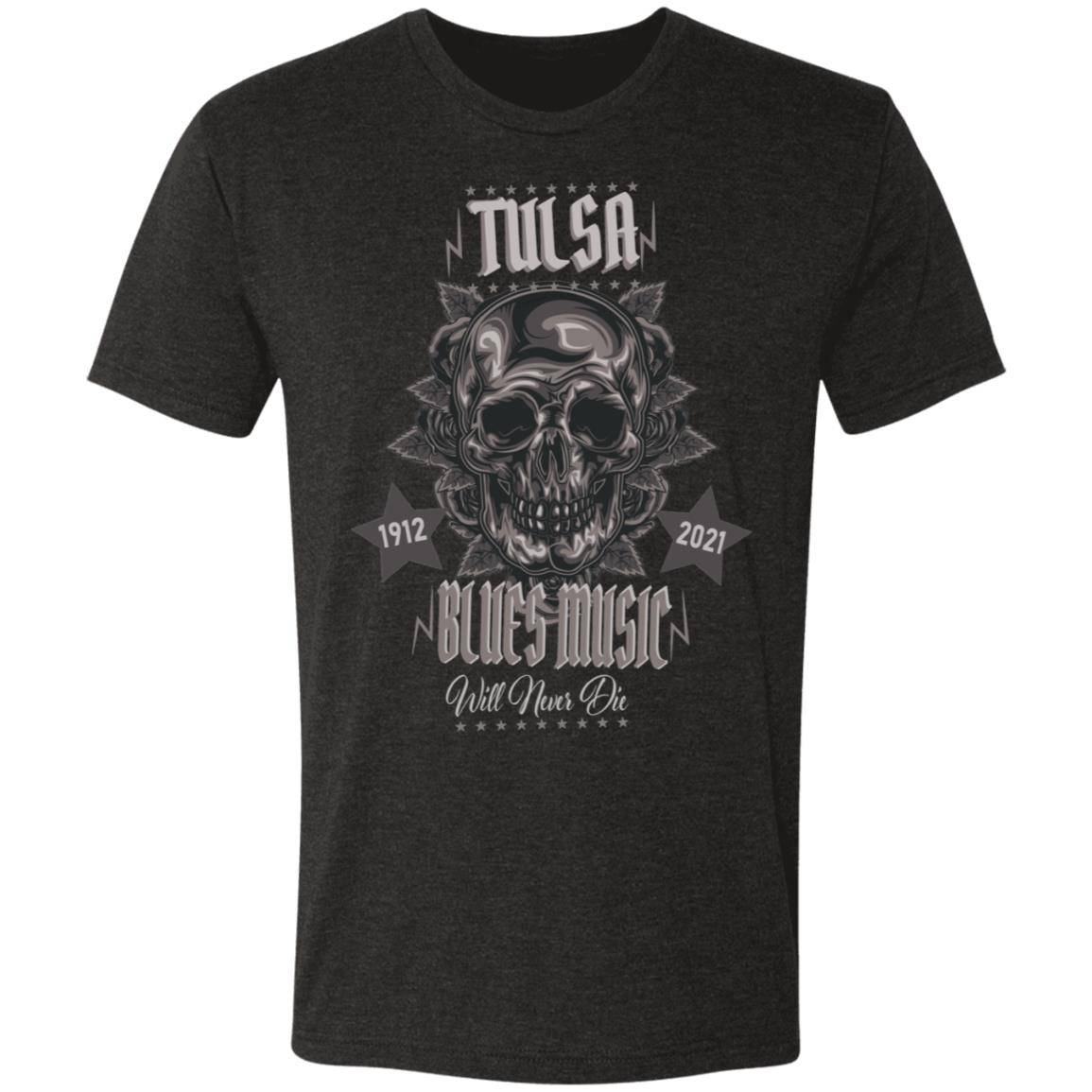 Tulsa Blues Men's Triblend T-Shirt - Expressive DeZien