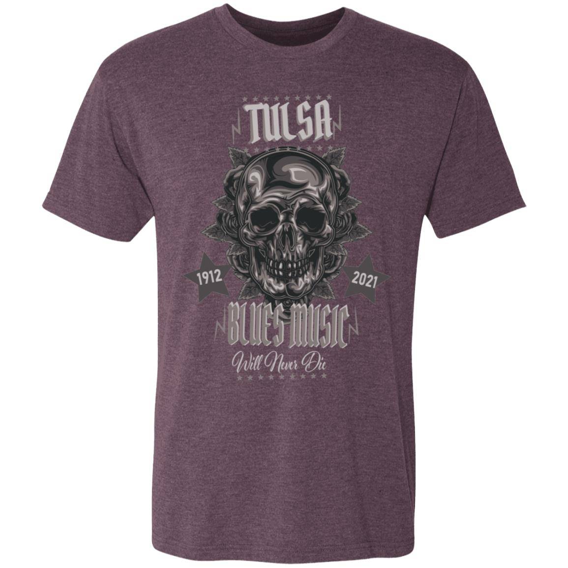 Tulsa Blues Men's Triblend T-Shirt - Expressive DeZien