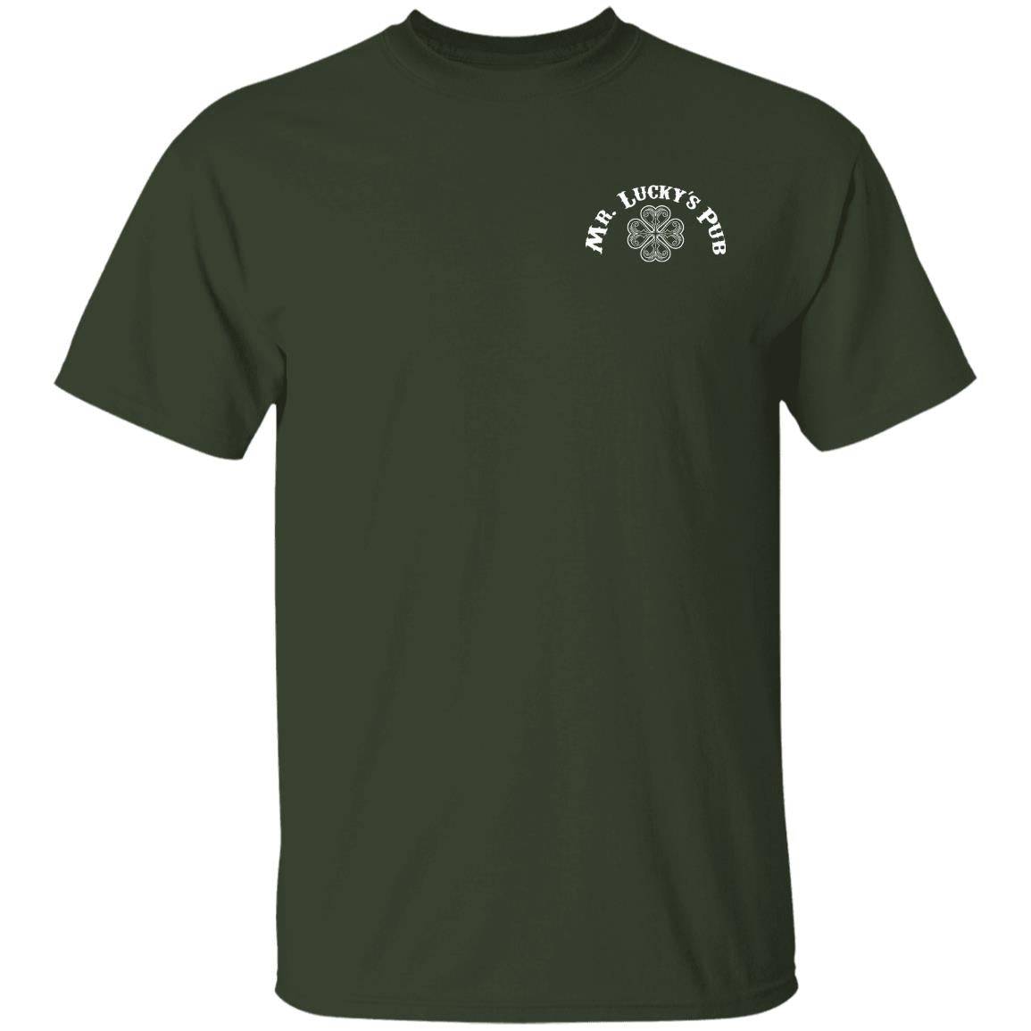 Mr. Lucky's Pub 20th Anniversary Green T-Shirt - Expressive DeZien