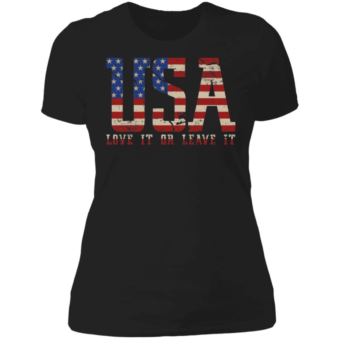 Love it or Leave it Ladies' Next Level Boyfriend T-Shirt - Expressive DeZien