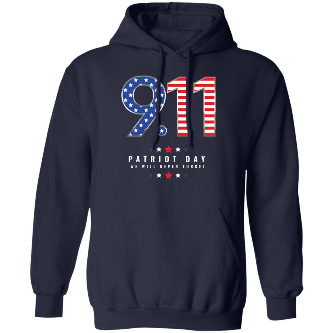 Never Forget 9.11 Pullover Hoodie - Expressive DeZien