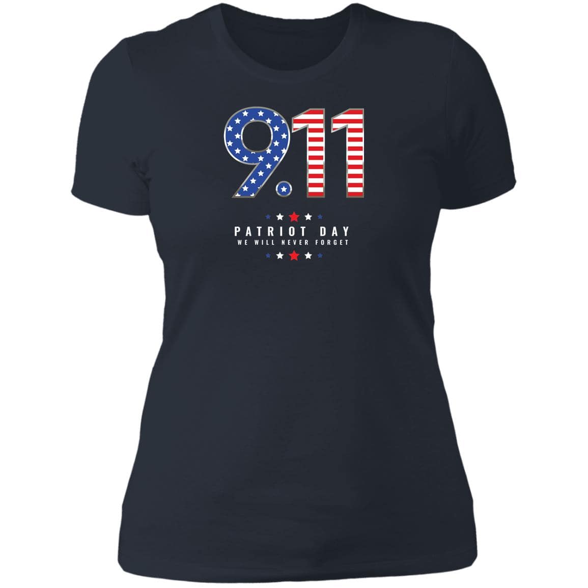 Never Forget 9.11 Ladies' Next Level Boyfriend T-Shirt - Expressive DeZien