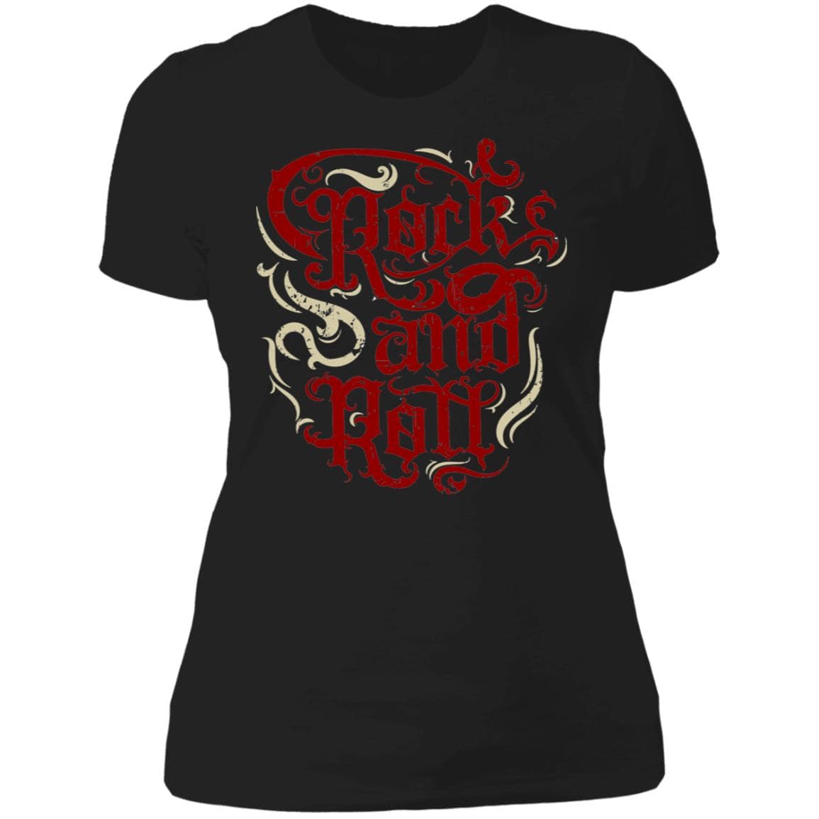 Rock and Roll Ladies' Next Level Boyfriend T-Shirt - Expressive DeZien