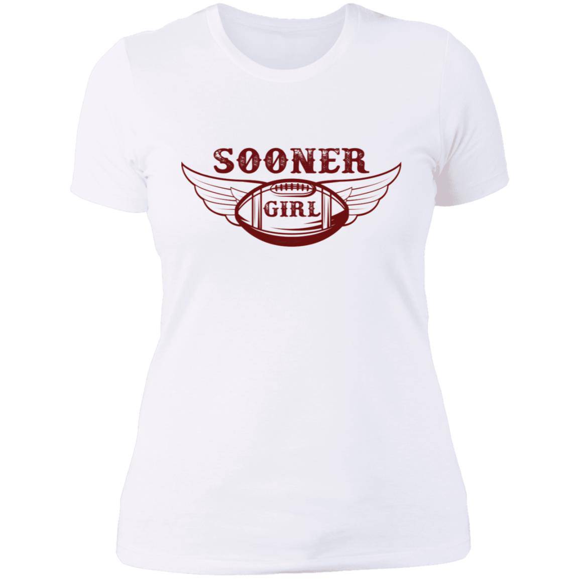 Sooner Girl Ladies' Next Level Boyfriend T-Shirt - Expressive DeZien