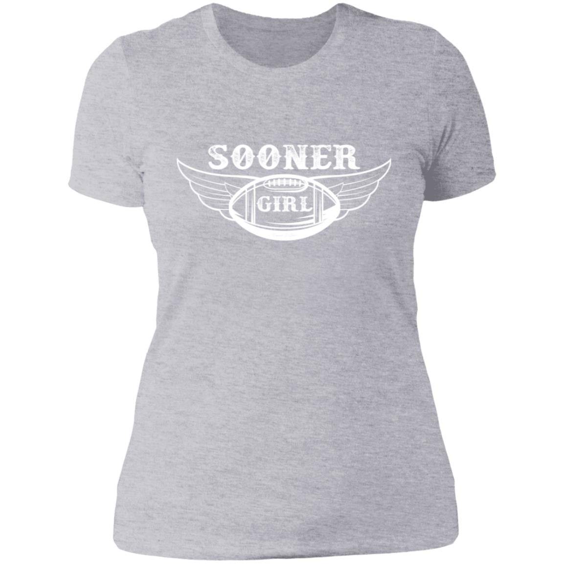 Sooner Girl Ladies' Next Level Boyfriend T-Shirt - Expressive DeZien