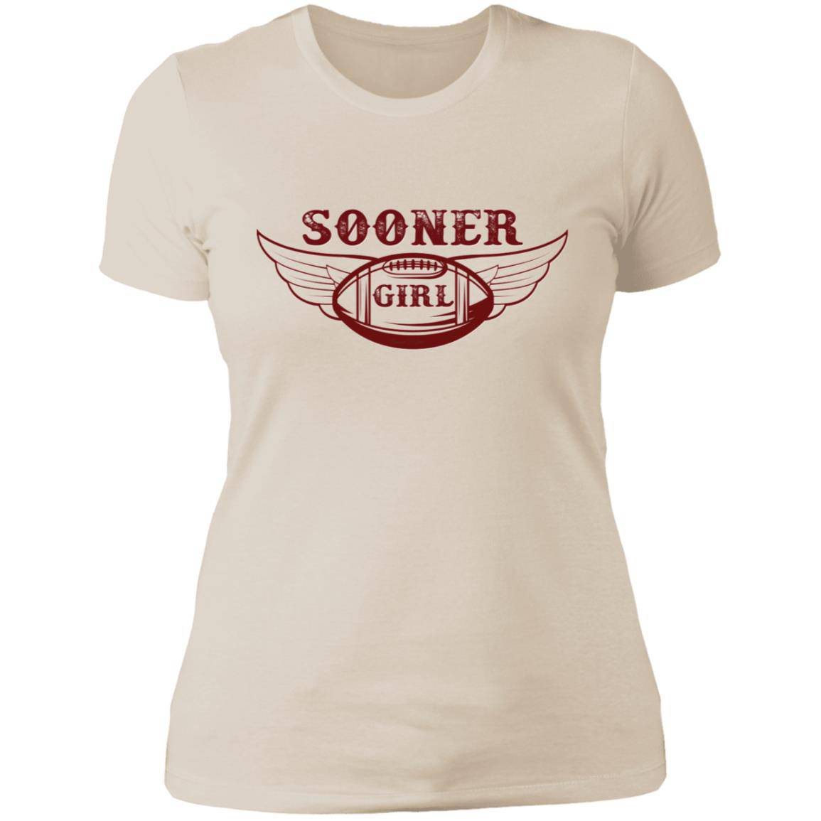 Sooner Girl Ladies' Next Level Boyfriend T-Shirt - Expressive DeZien
