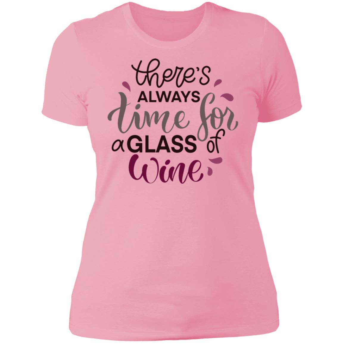 Time for Wine Ladies' Boyfriend T-Shirt - Expressive DeZien