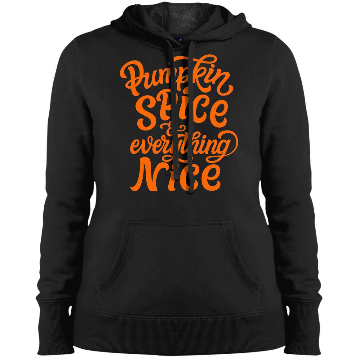 Pumpkin Spice Ladies' Pullover Hooded Sweatshirt - Expressive DeZien