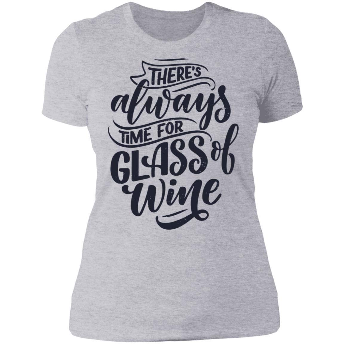 Time for Wine Ladies' Boyfriend T-Shirt - Expressive DeZien