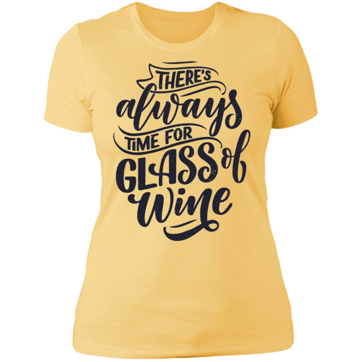 Time for Wine Ladies' Boyfriend T-Shirt - Expressive DeZien