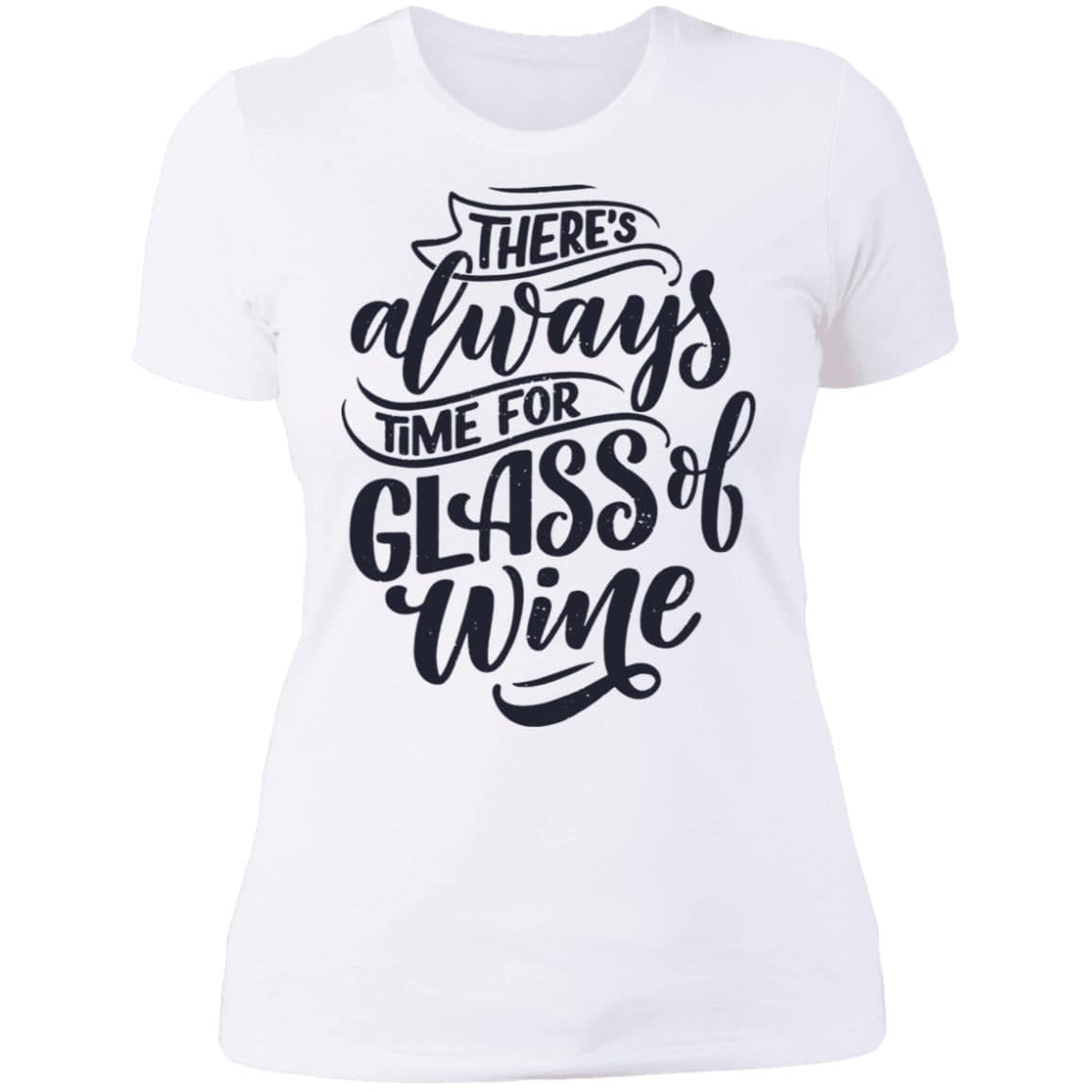 Time for Wine Ladies' Boyfriend T-Shirt - Expressive DeZien