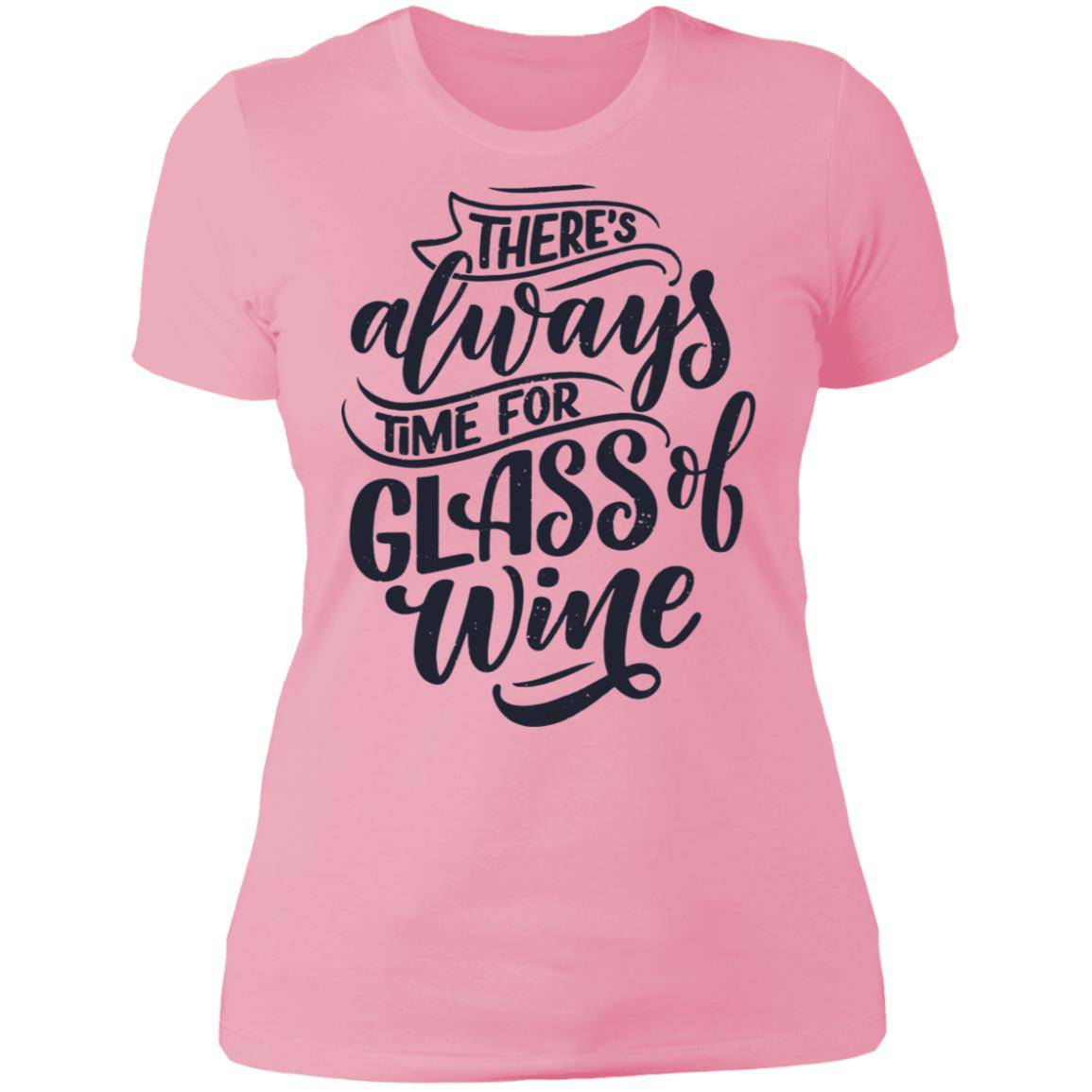 Time for Wine Ladies' Boyfriend T-Shirt - Expressive DeZien