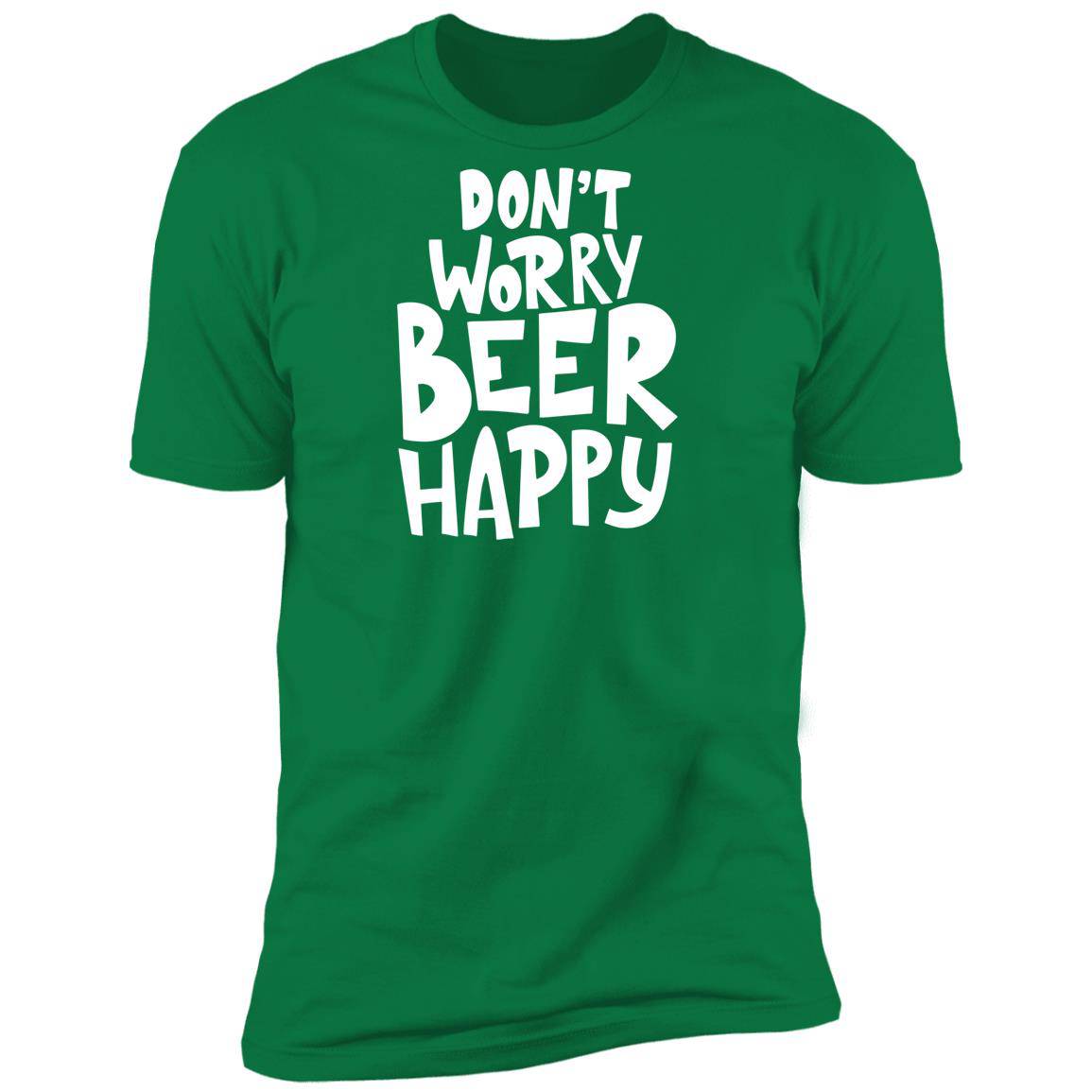 Don't worry Beer Happy Premium Short Sleeve T-Shirt - Expressive DeZien
