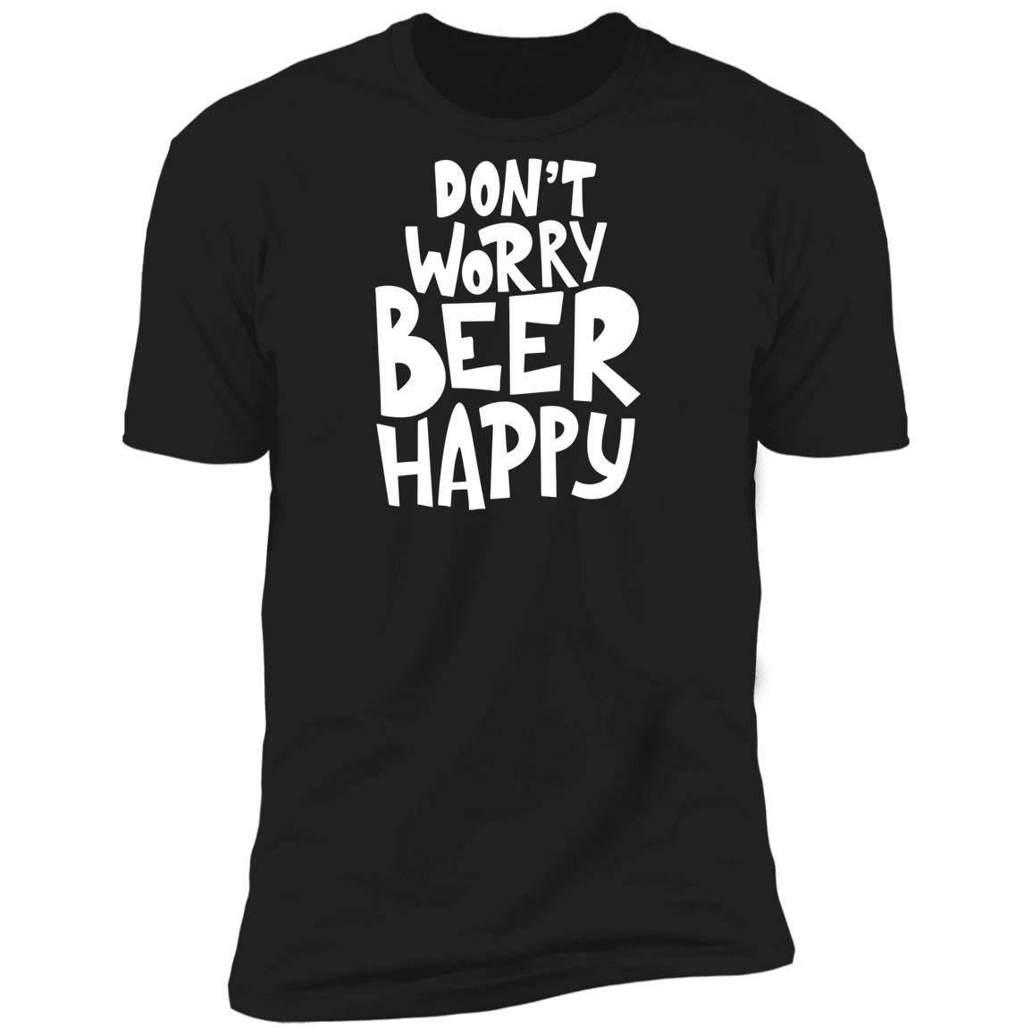 Don't worry Beer Happy Premium Short Sleeve T-Shirt - Expressive DeZien