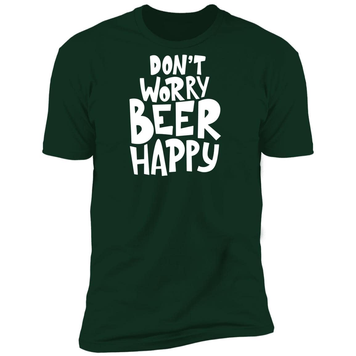 Don't worry Beer Happy Premium Short Sleeve T-Shirt - Expressive DeZien