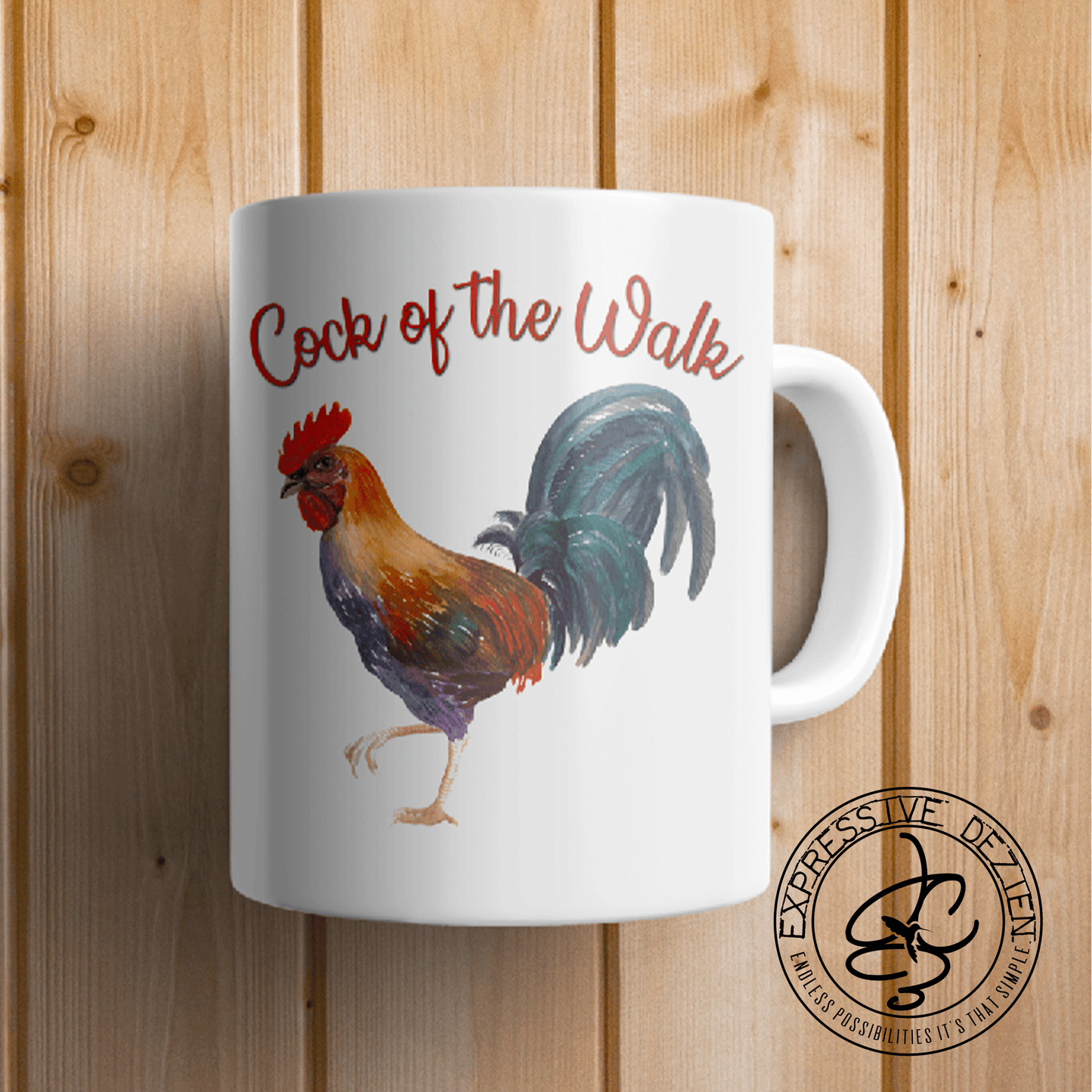 Cock of the Walk 15oz. Rooster Mug - Expressive DeZien