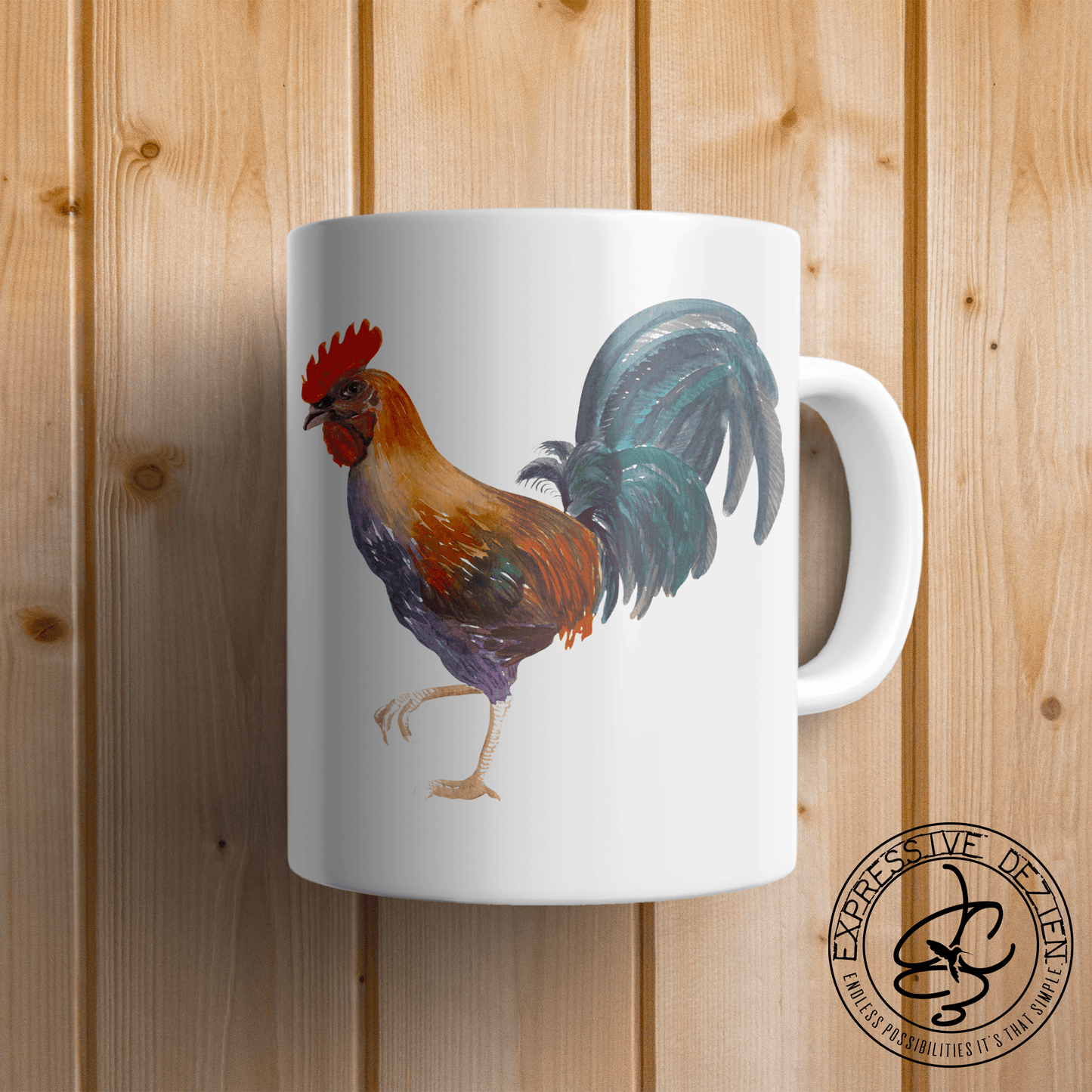 Cock of the Walk 15oz. Rooster Mug - Expressive DeZien