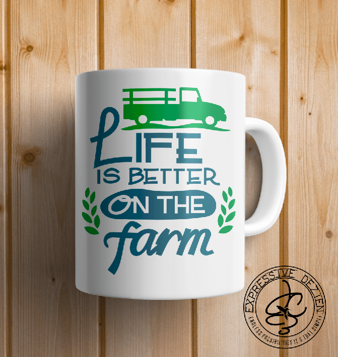 Life is better on the Farm 15oz. Mug - Expressive DeZien