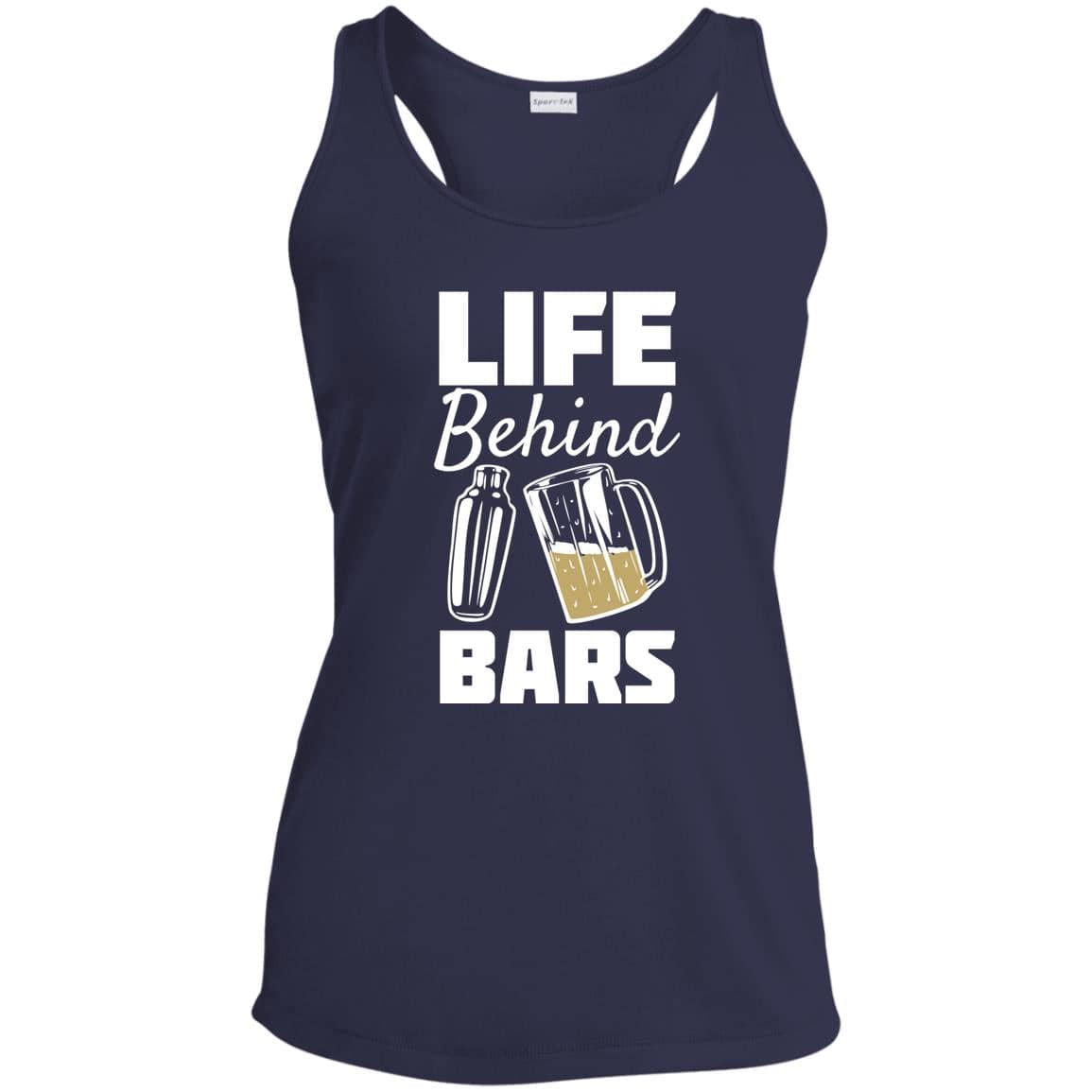Life Behind Bars Ladies' Performance Racerback Tank - Expressive DeZien