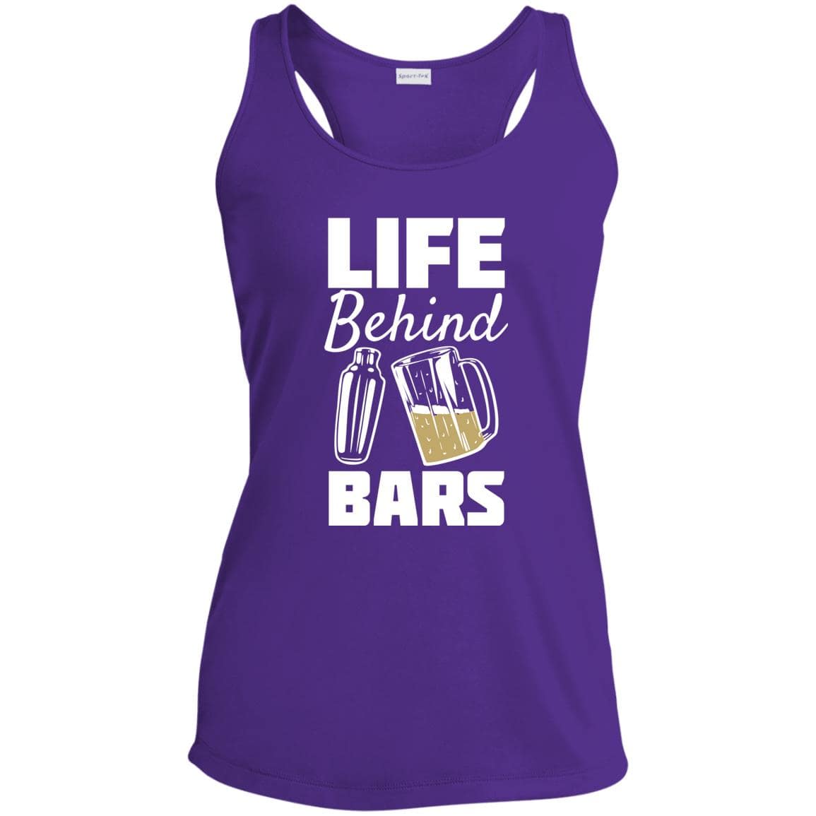 Life Behind Bars Ladies' Performance Racerback Tank - Expressive DeZien