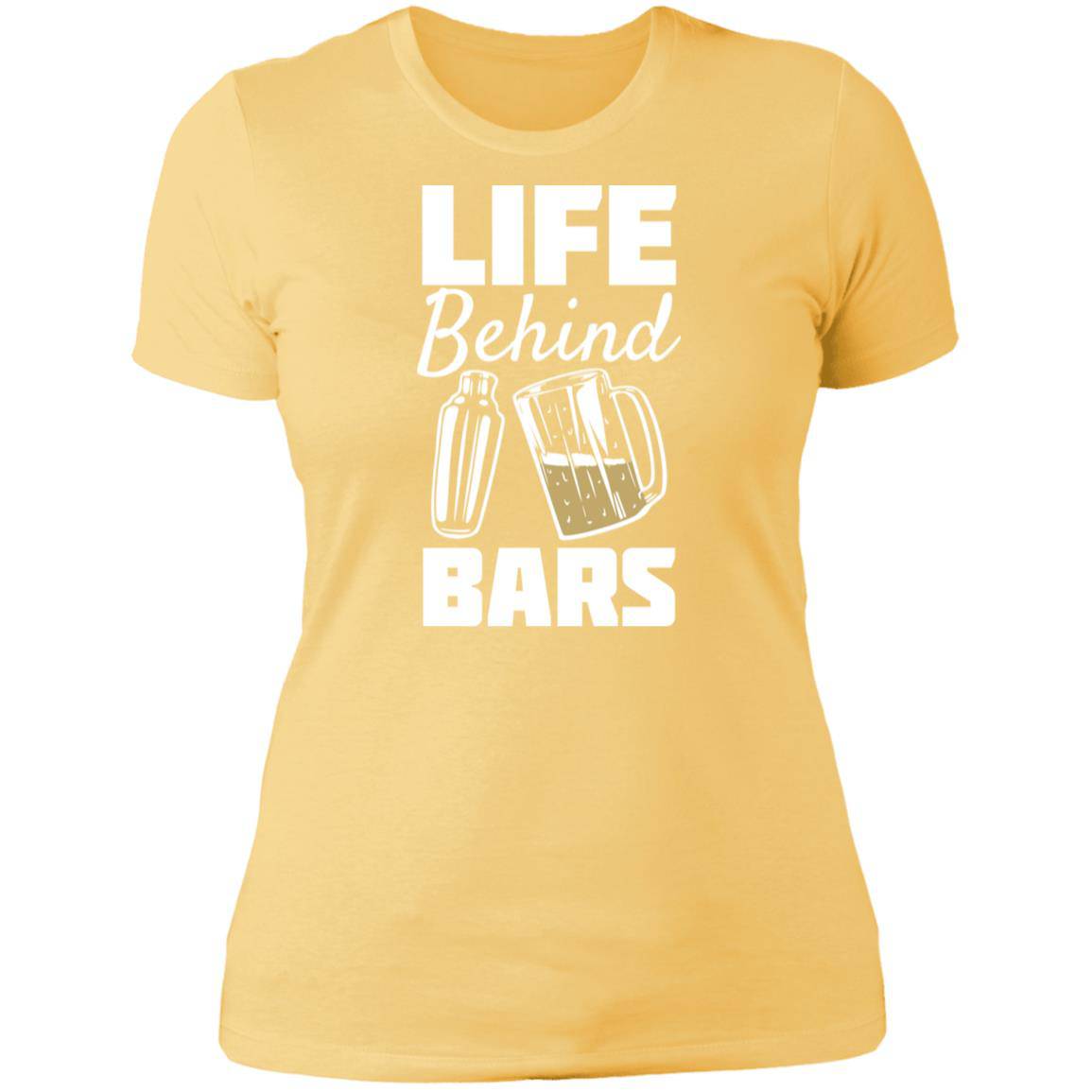 Life Behind Bars Ladies' Boyfriend T-Shirt - Expressive DeZien