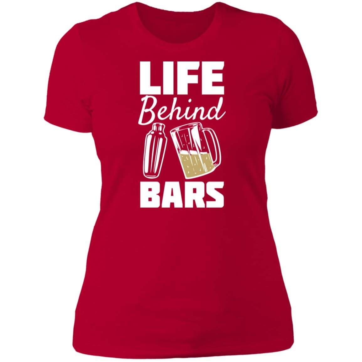 Life Behind Bars Ladies' Boyfriend T-Shirt - Expressive DeZien