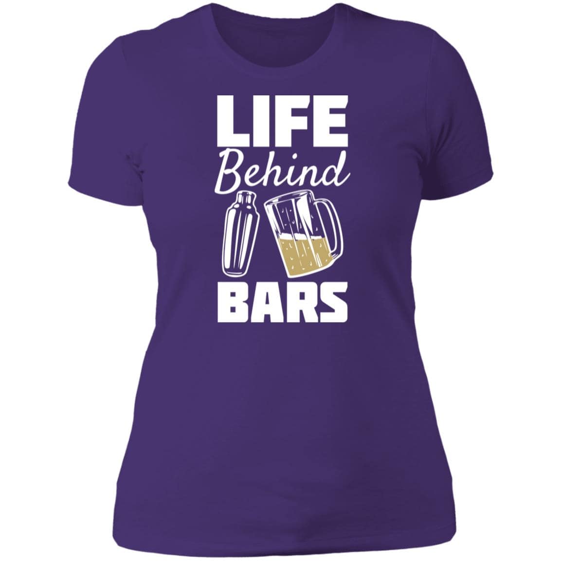 Life Behind Bars Ladies' Boyfriend T-Shirt - Expressive DeZien