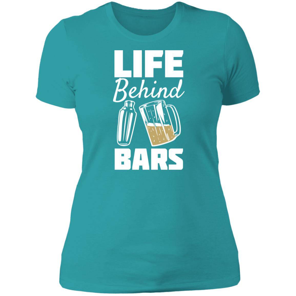 Life Behind Bars Ladies' Boyfriend T-Shirt - Expressive DeZien