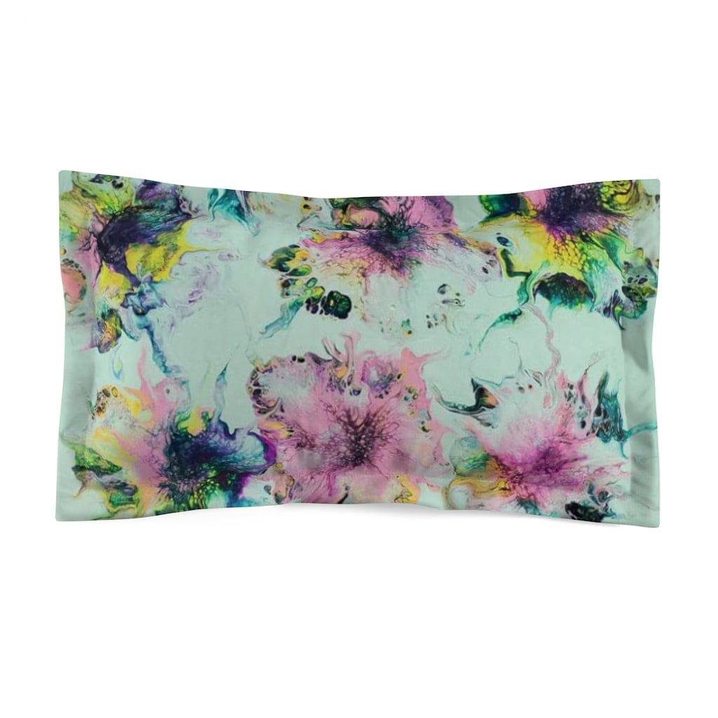 Microfiber Pillow Sham Watercolor Delight Original Artwork by apb_funkylittlethings - Expressive DeZien