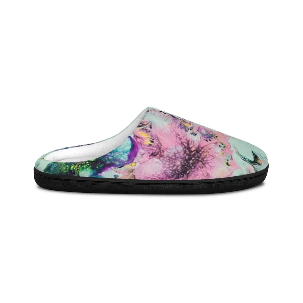 Women's Indoor Slippers Watercolor Delight Original Artwork by apb_funkylittlethings - Expressive DeZien