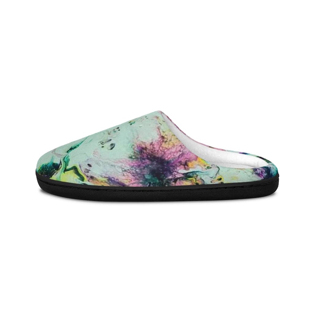 Women's Indoor Slippers Watercolor Delight Original Artwork by apb_funkylittlethings - Expressive DeZien