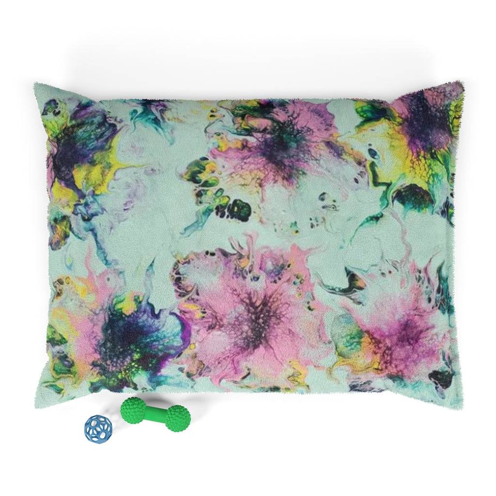 Pet Bed Watercolor Delight Original Artwork by apb_funkylittlethings - Expressive DeZien