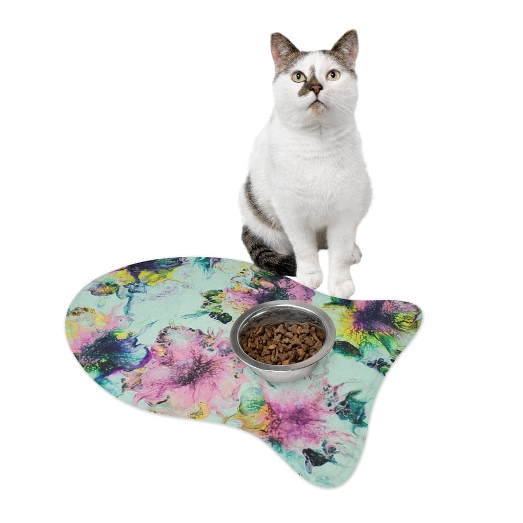 Pet Feeding Mats Watercolor Delight Original Artwork by apb_funkylittlethings - Expressive DeZien