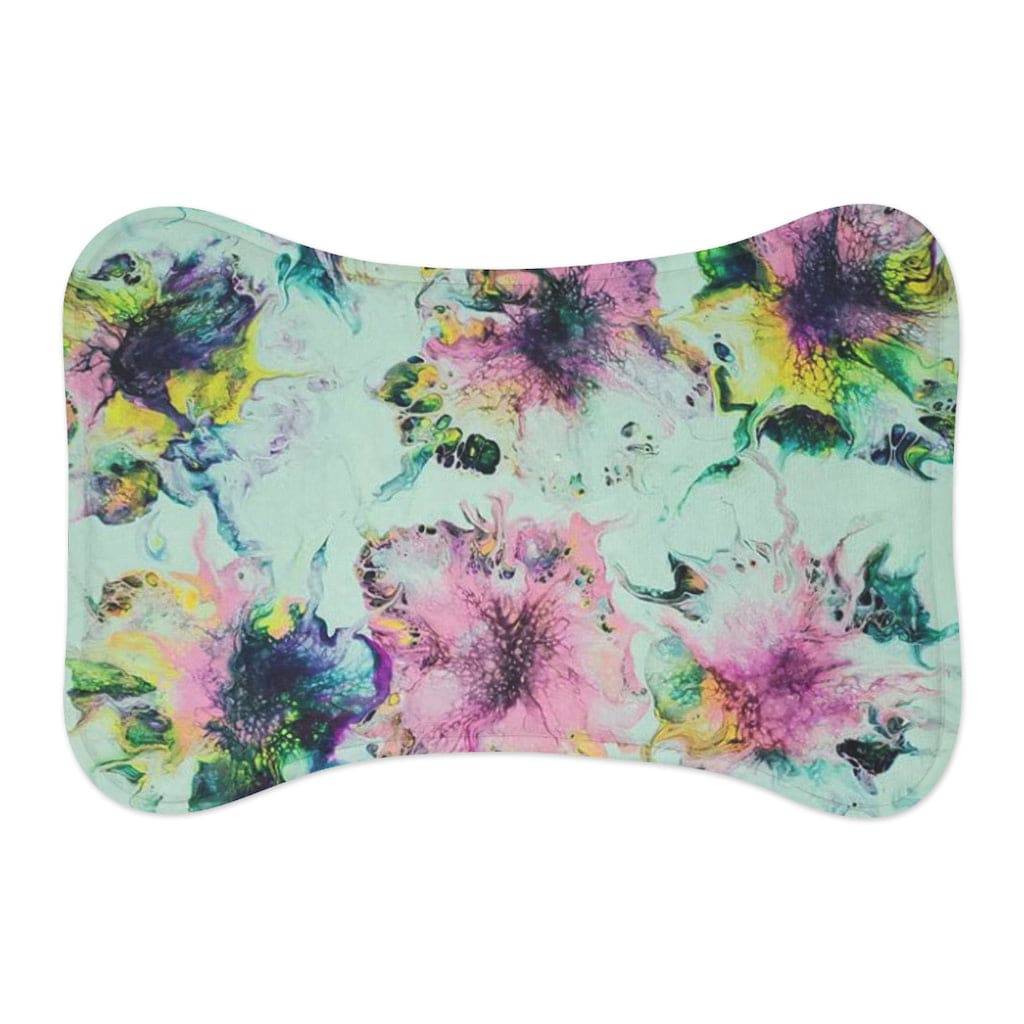 Pet Feeding Mats Watercolor Delight Original Artwork by apb_funkylittlethings - Expressive DeZien