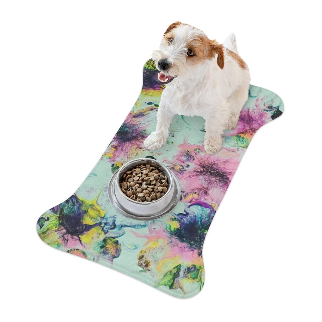 Pet Feeding Mats Watercolor Delight Original Artwork by apb_funkylittlethings - Expressive DeZien