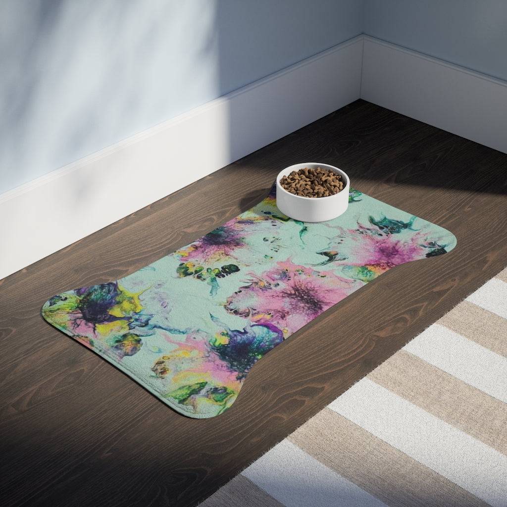 Pet Feeding Mats Watercolor Delight Original Artwork by apb_funkylittlethings - Expressive DeZien