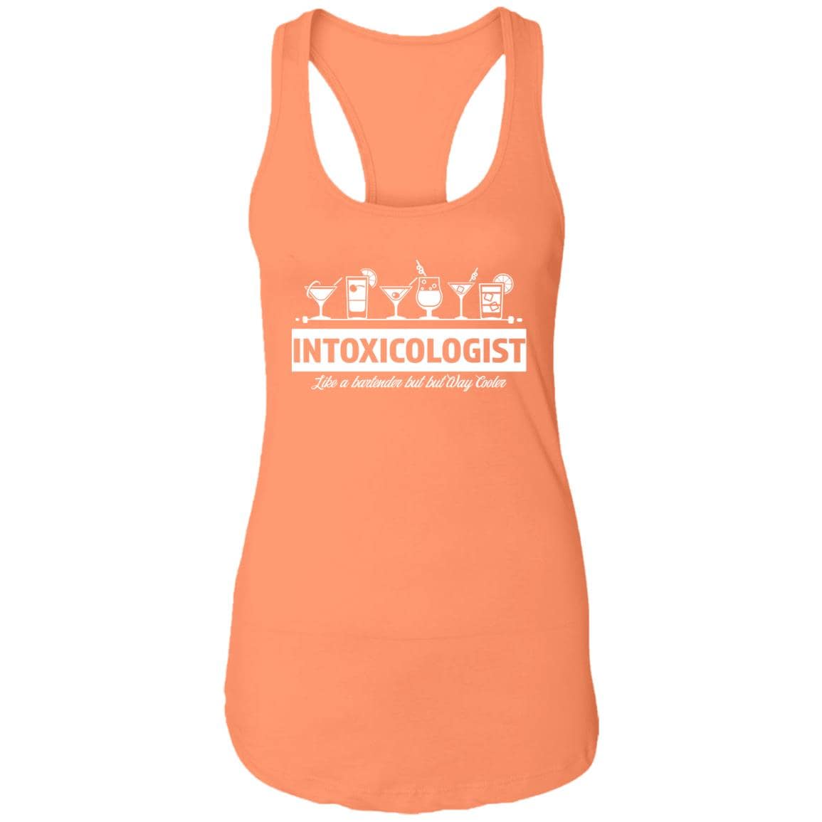 Intoxicologist Bartender Ladies Ideal Racerback Tank - Expressive DeZien
