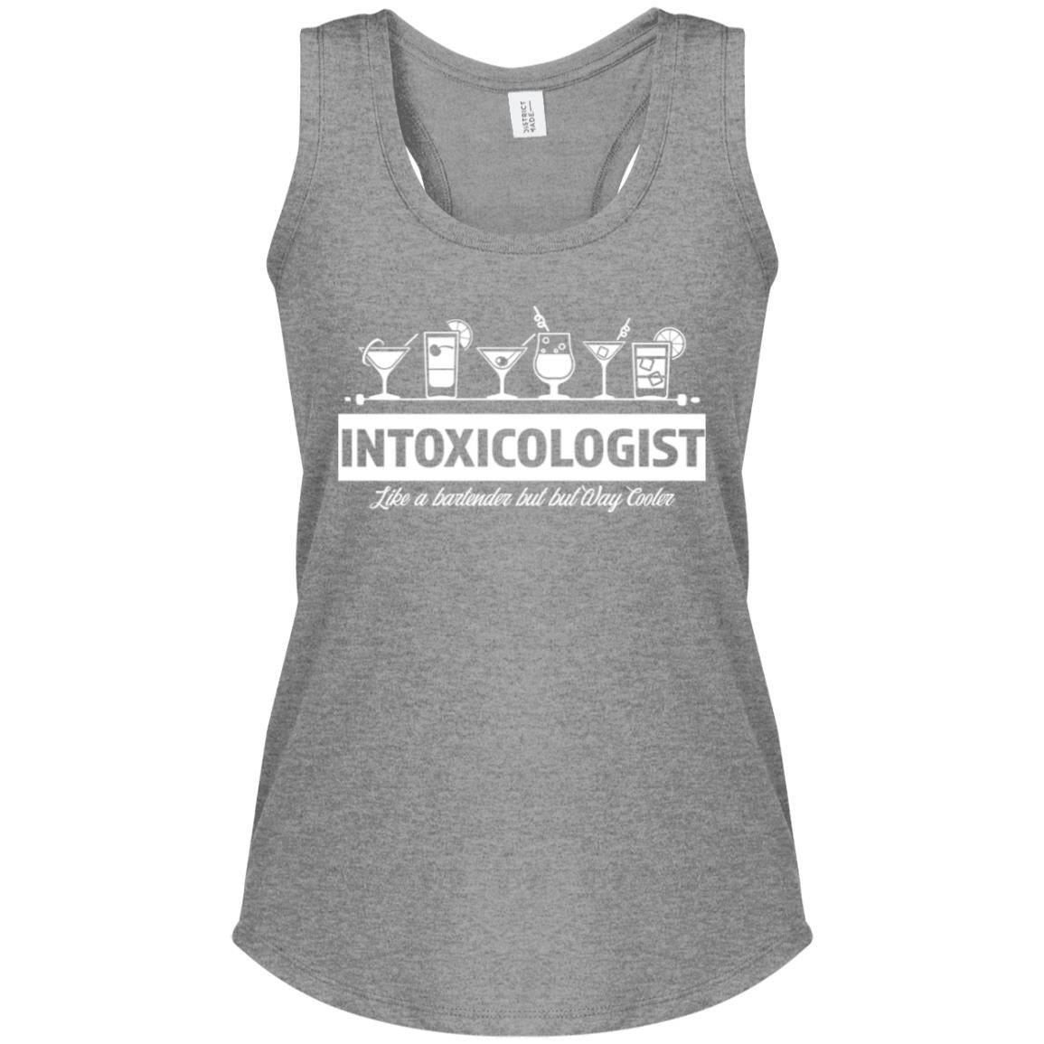 Intoxicologist Bartender Women's Perfect Tri Racerback Tank - Expressive DeZien